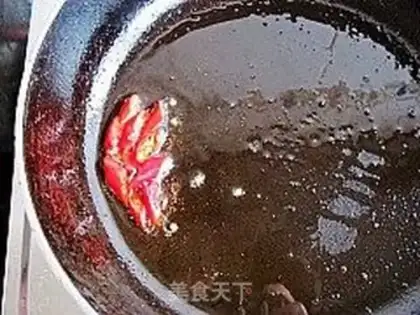 Make Plumbing peanut rice step 4