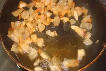 Make Pork oil step 4