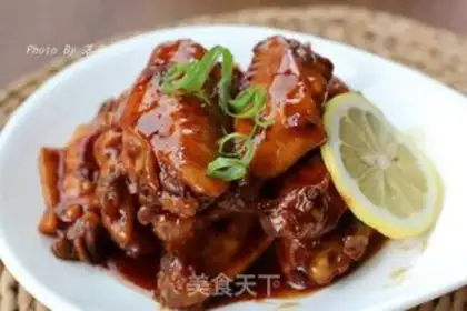 Make Lemon cola wings step 11