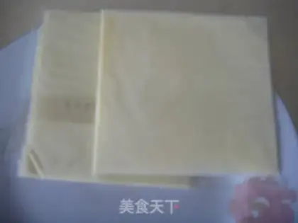 Make Orange egg rolls step 1