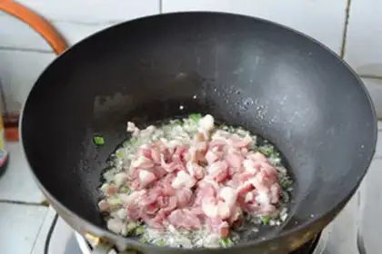 Make The eggplant noodles step 4