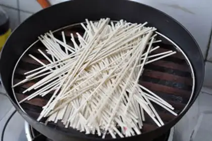 Make The eggplant noodles step 9