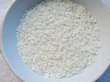 Make Lotus green bean congee step 0