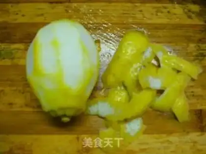 Make Black garlic lemon bone step 1
