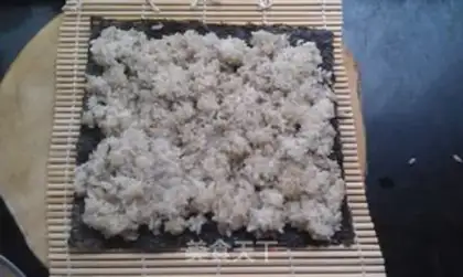 Make Sweet sesame sushi step 3