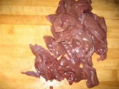 Make Fried liver step 0
