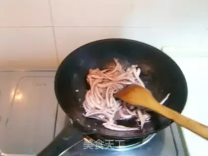 Make Dalian steel squid shavings step 6