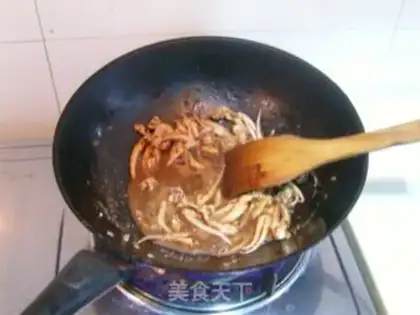Make Dalian steel squid shavings step 7