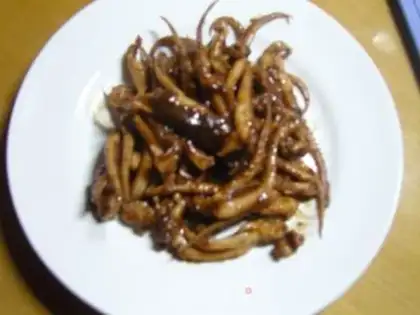 Make Dalian steel squid shavings step 8