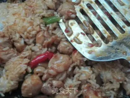 Make Double-cheese chicken and rice step 9