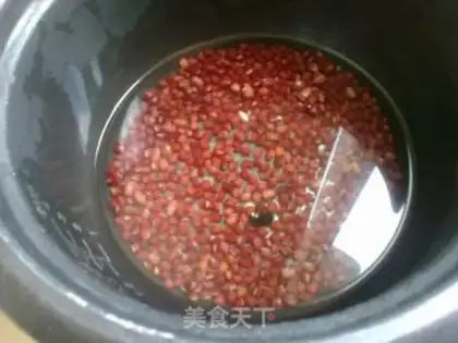 Make Red bean ice cream step 1