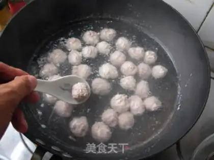 Make Porkball soup step 1