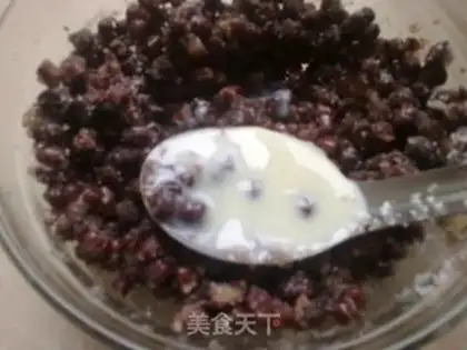 Make Red bean ice cream step 4