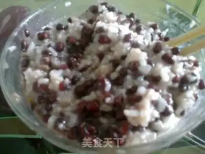 Make Red bean ice cream step 7