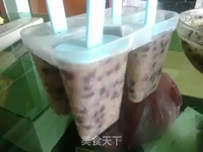 Make Red bean ice cream step 8