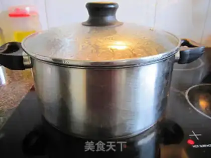 Make Red rice porridge step 4
