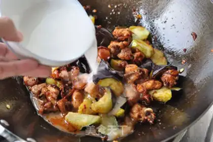 Make Spicy chicken eggplant step 10