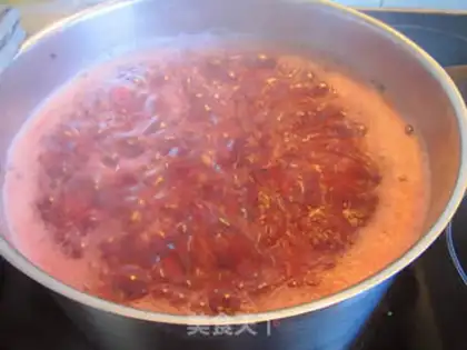 Make Red rice porridge step 8