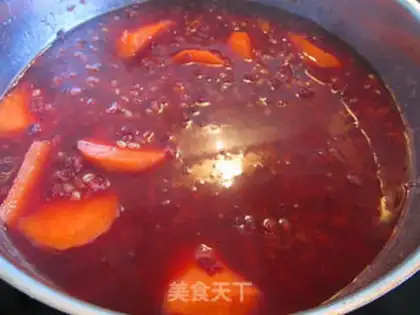 Make Red rice porridge step 11