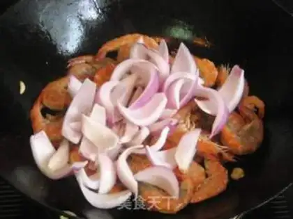 Make Gold curry shrimp step 4