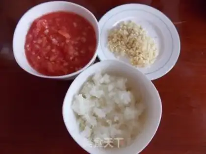 Make Sea, land and sea, double pizza step 1