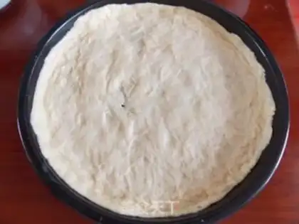 Make Sea, land and sea, double pizza step 10