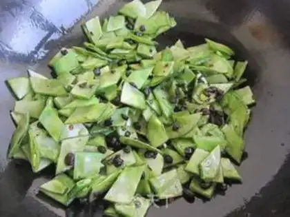 Make The beans are fried step 5