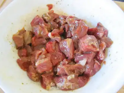 Make The lamb rice step 1