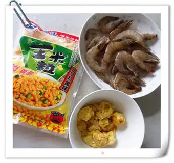 Make Goldsand corn shrimp step 0