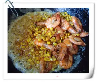 Make Goldsand corn shrimp step 8