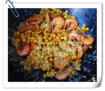 Make Goldsand corn shrimp step 9