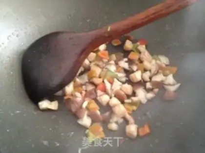 Make Golden pin bacon roll step 9