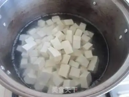 Make Spicy tofu step 2