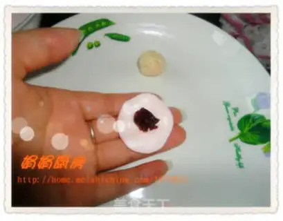 Make Red bean sesame ball step 2