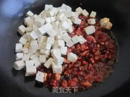 Make Spicy tofu step 7