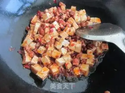 Make Spicy tofu step 8