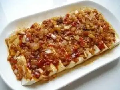 Make Spicy tofu step 4
