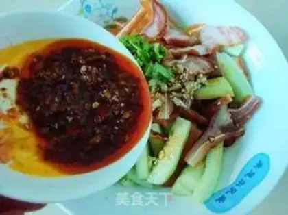 Make cucumber with pig ears step 5