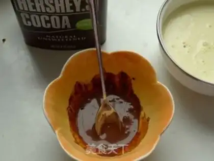 Make Three color ice cream step 6