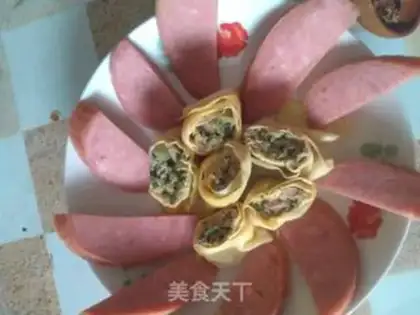 Make Vegetable rolls step 2