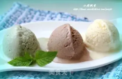 Make Three color ice cream step 11