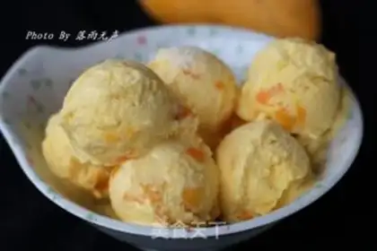 Make Coconut mango ice cream step 8