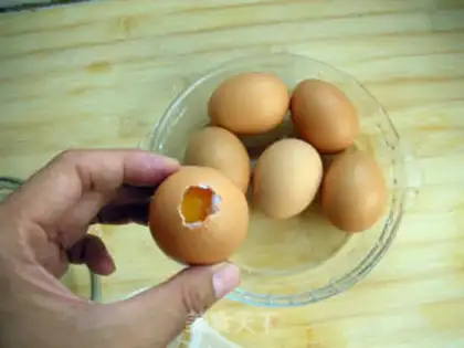 Make No yellow eggs step 5