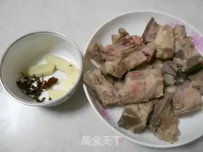 Make Red burn ribs step 0
