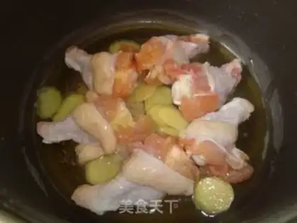 Make Salt chicken leg step 4