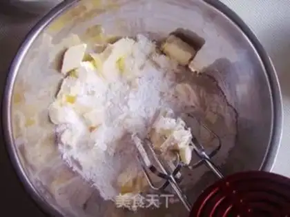 Make Vanilla cookies step 1