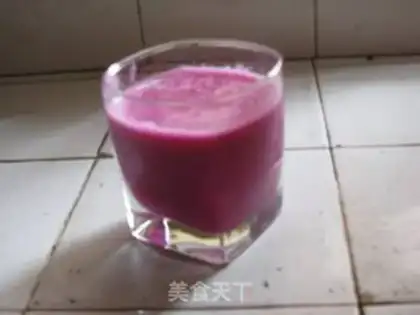 Make Banana shake of the flamingo step 7
