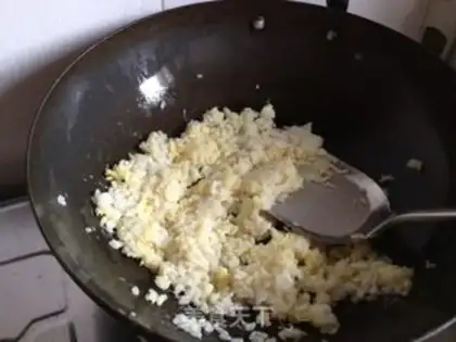 Make Bacon fried rice step 2