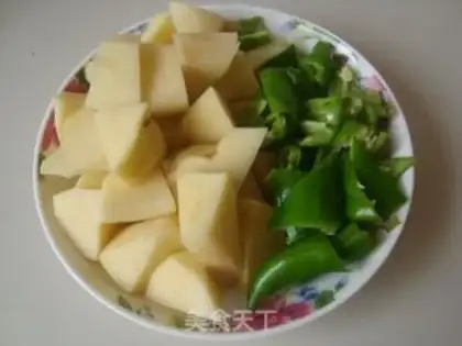 Make Potato chicken step 5