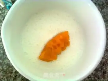 Make Milky pumpkin oatmeal step 1